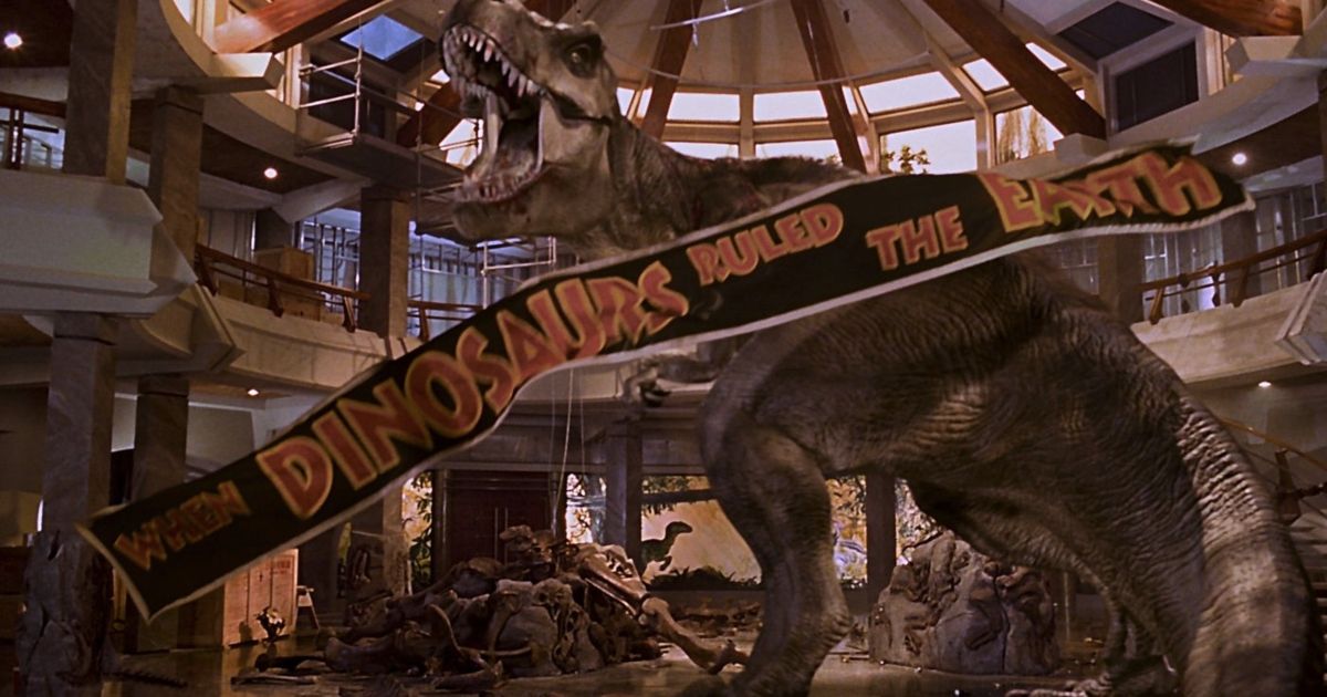 T-Rex scene from Jurassic Park