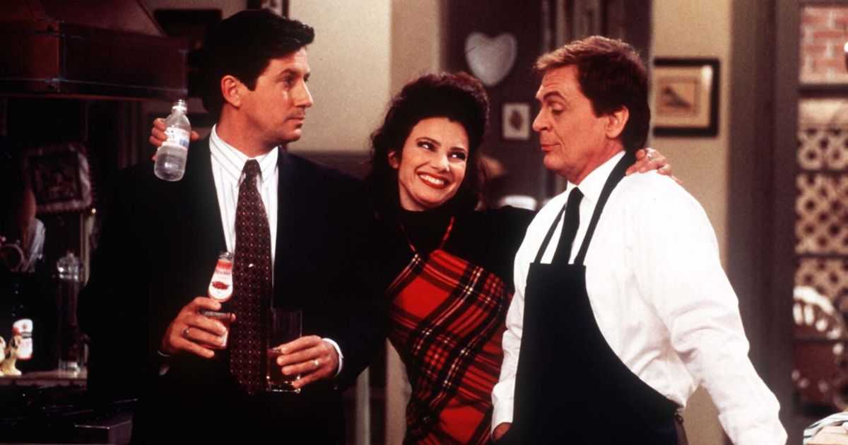 Maxwell, Fran, and Niles in The Nanny