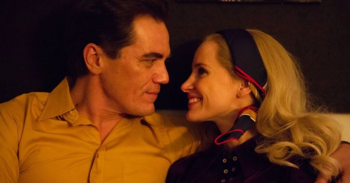 Michael Shannon and Jessica Chastain in George & Tammy