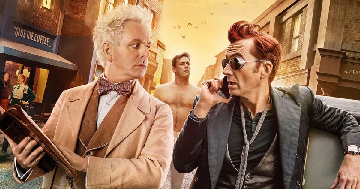 Michael Sheen & David Tennant in Good Omens