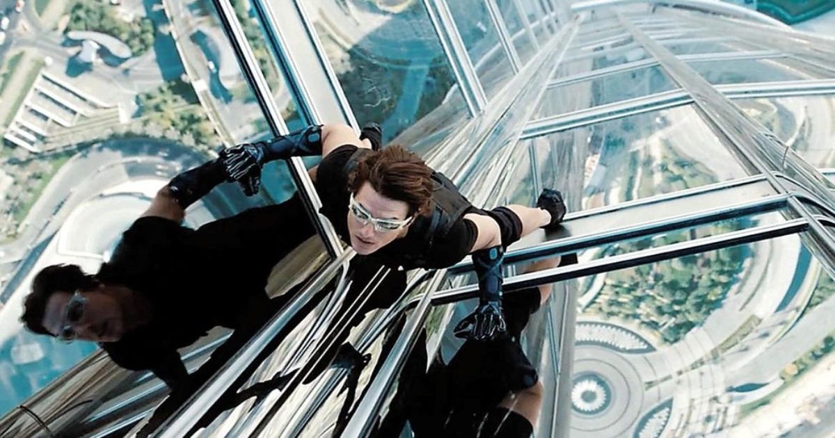 Tom Cruise in Mission impossible