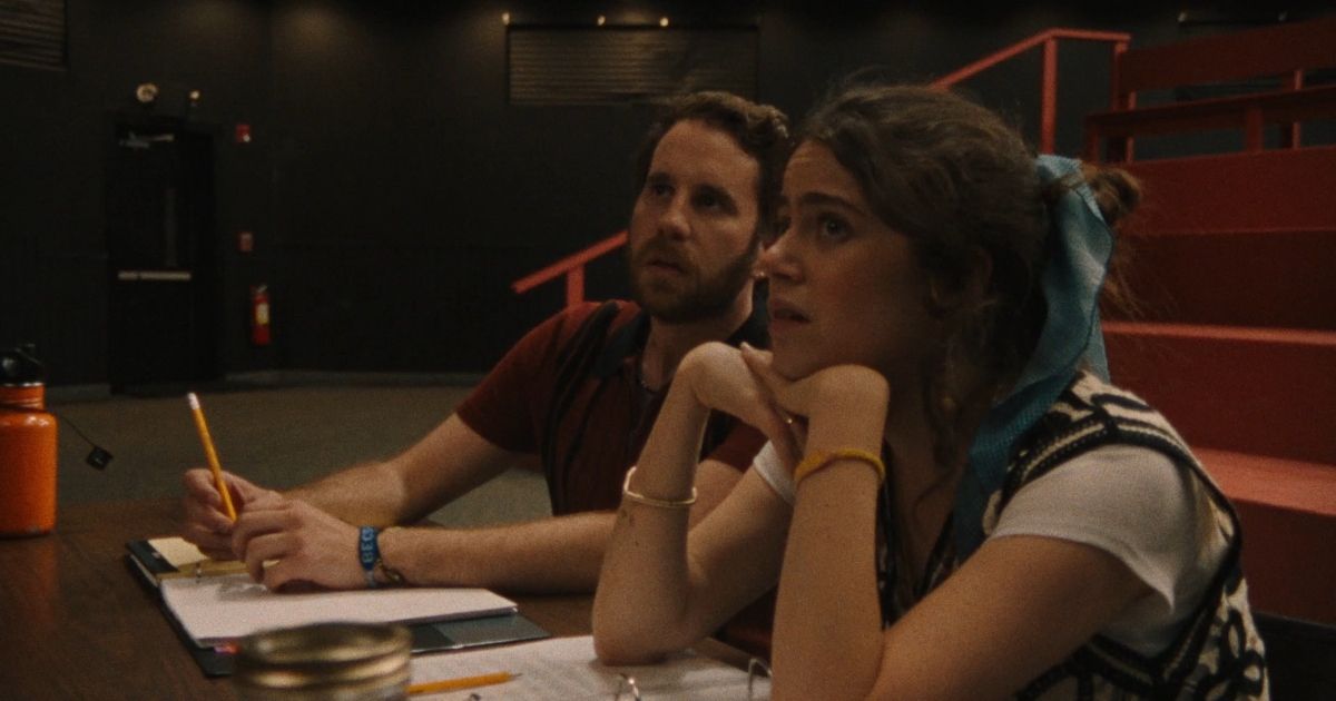 Molly Gordon and Ben Platt in Theater Camp