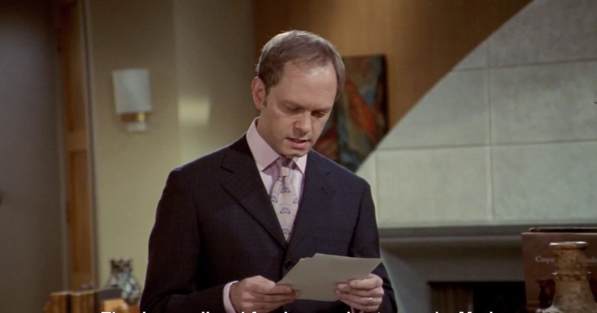 Frasier: Niles Crane's 13 Best Quotes, Ranked