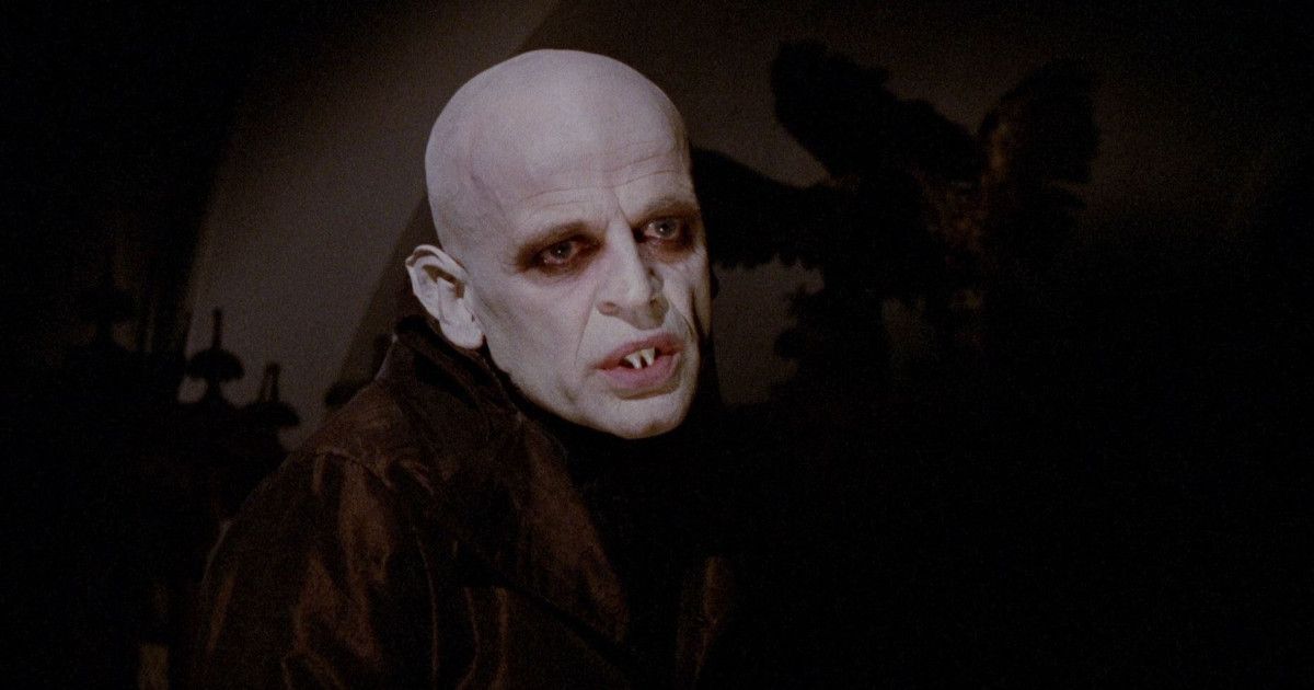 Kalus Kinski como Conde Drácula em Nosferatu, o Vampiro