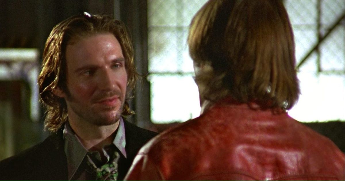 Ralph Fiennes as seen in the cyberpunk movie, Strange Days