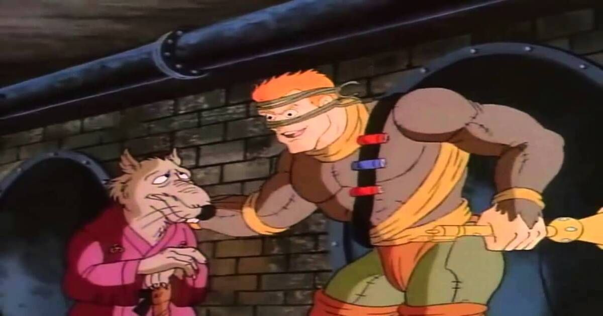 Rat King and Splinter in the TMNT animated Universe 