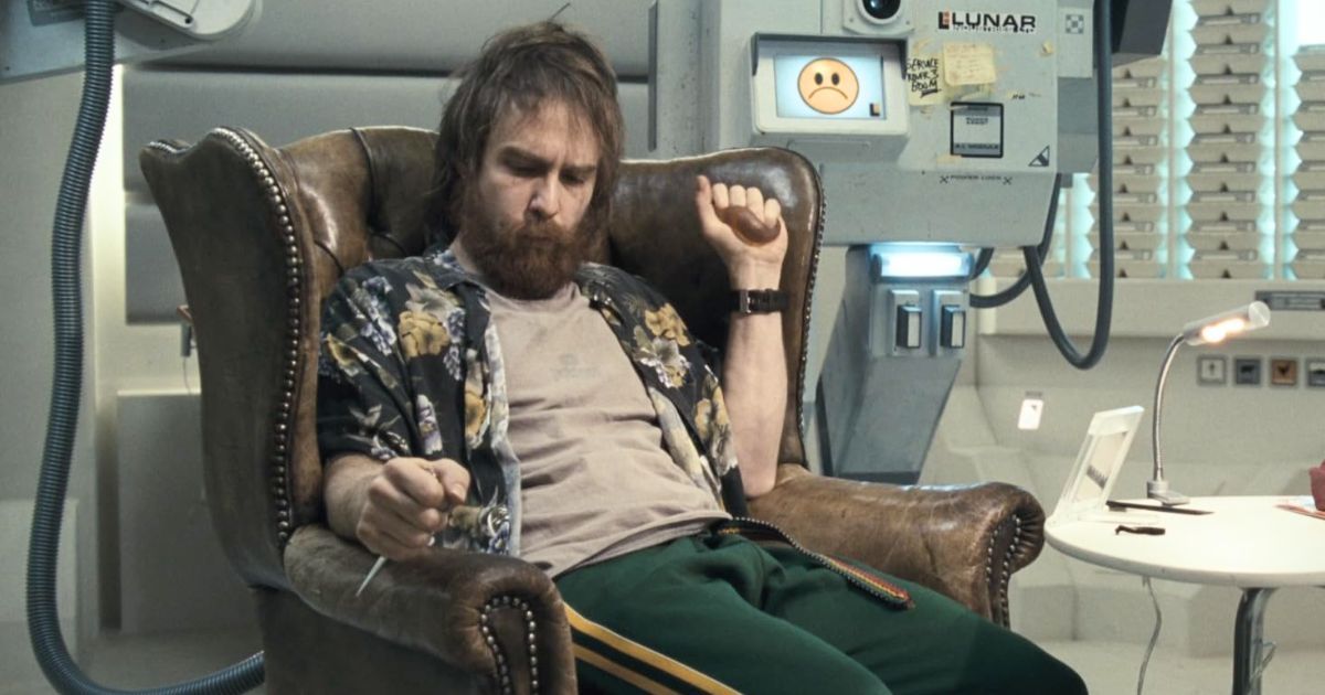 Sam Rockwell in Moon (2009)