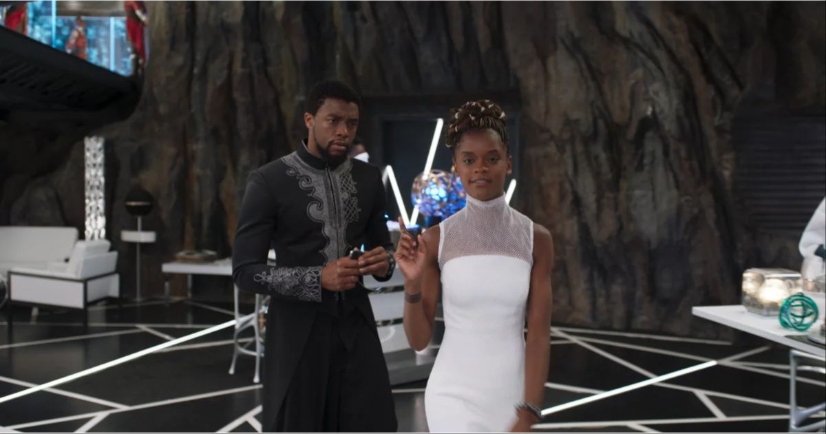 Shuri jokes about T'Challa's sandals in Black Panther