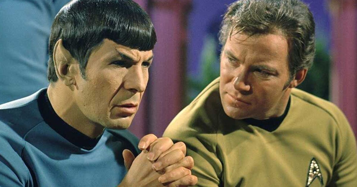 Spock and Kirk In Star Trek: TOS