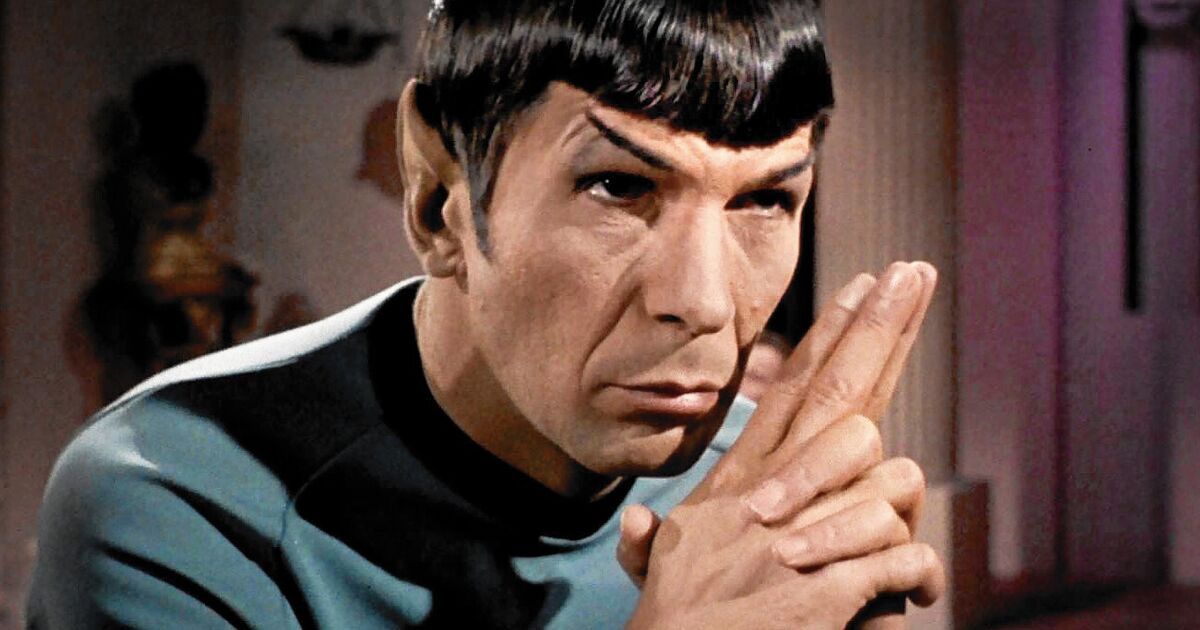 Spock with hands folded