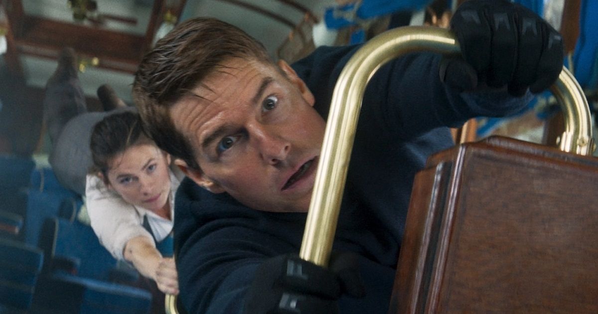 Tom Cruise and Hayley Atwell in Mission: Impossible - Dead Reckoning Part One