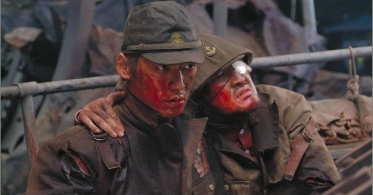 A scene from the Japanese World War II movie, Yamato (2005)