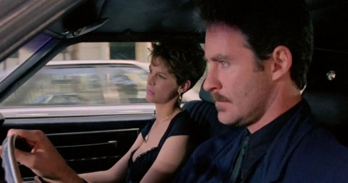 Jamie Lee Curtis and Kevin Kline in A Fish Called Wanda