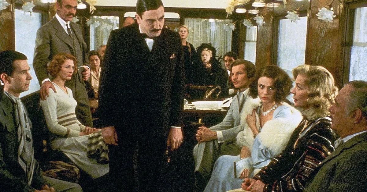 The cast of Murder on the Orient Express