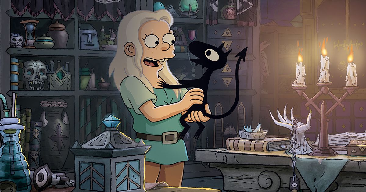 Abbi Jacobson and Eric Andre in Disenchantment (2023)