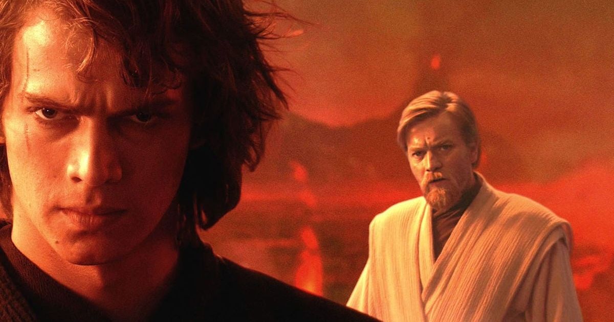 Anakin and Obiwan Revenge of the Sith