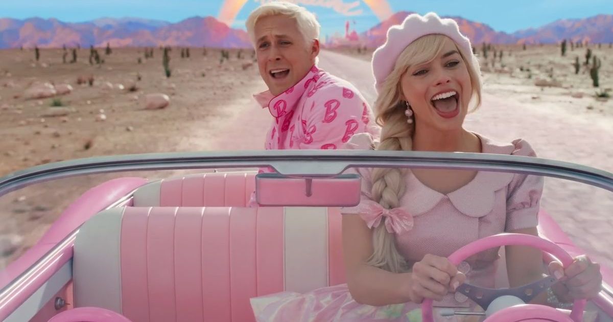 Barbie's Greta Gerwig Cry-Laughs Through Ken Flashmob Sent by Gosling