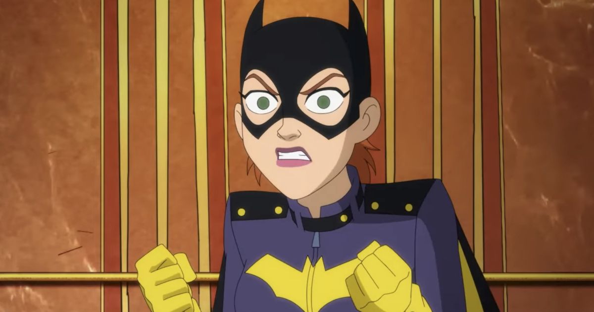 Batgirl (Briana Cuoco) em Harley Quinn de Max