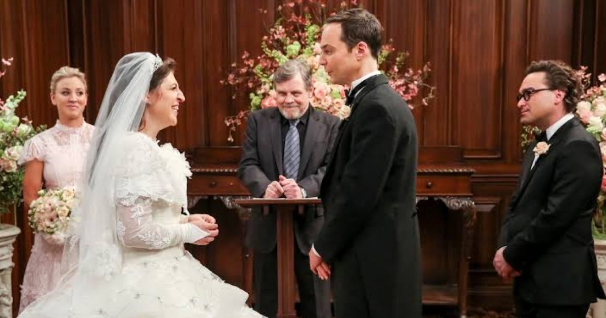 Shamy wedding scene in The Big Bang Theory 