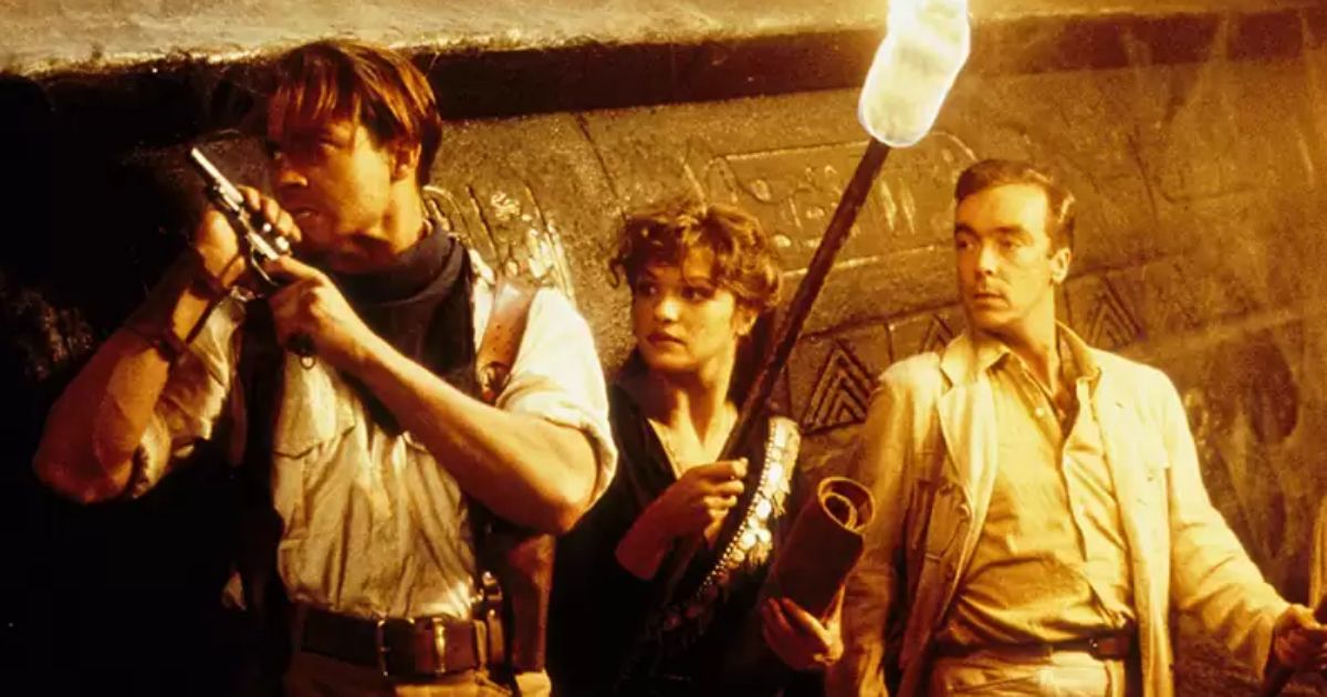 Brendan Fraser and the Cast of The Mummy