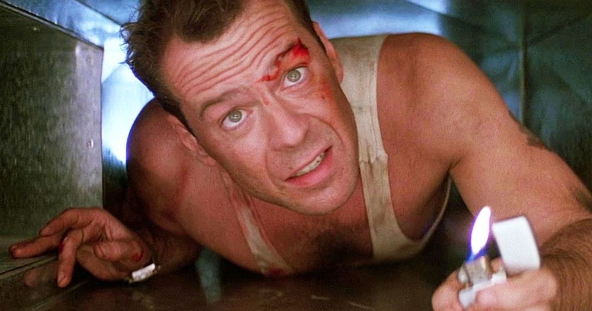 Bruce Willis in Die Hard