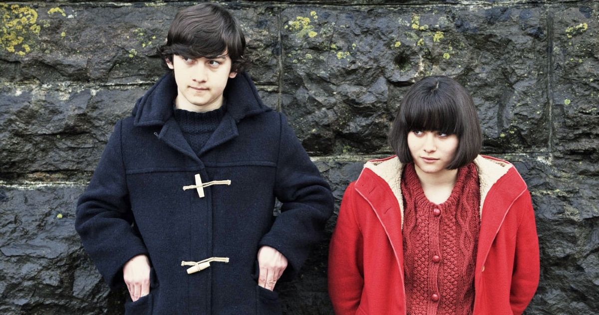 Craig Roberts and Yasmin Page in Submarine 