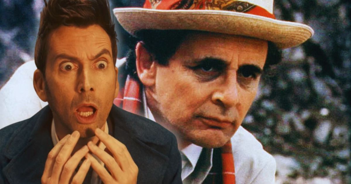 David Tennant and Sylvester McCoy in Doctor Who