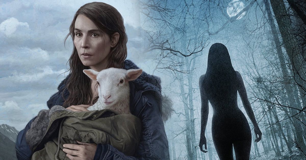 Split image of posters for Lamb and The Witch from A24