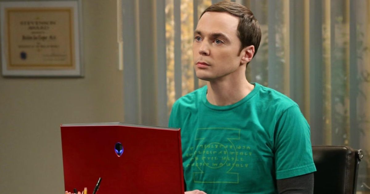 Sheldon argues with his best friend, Leonard, in The Big Bang Theory
