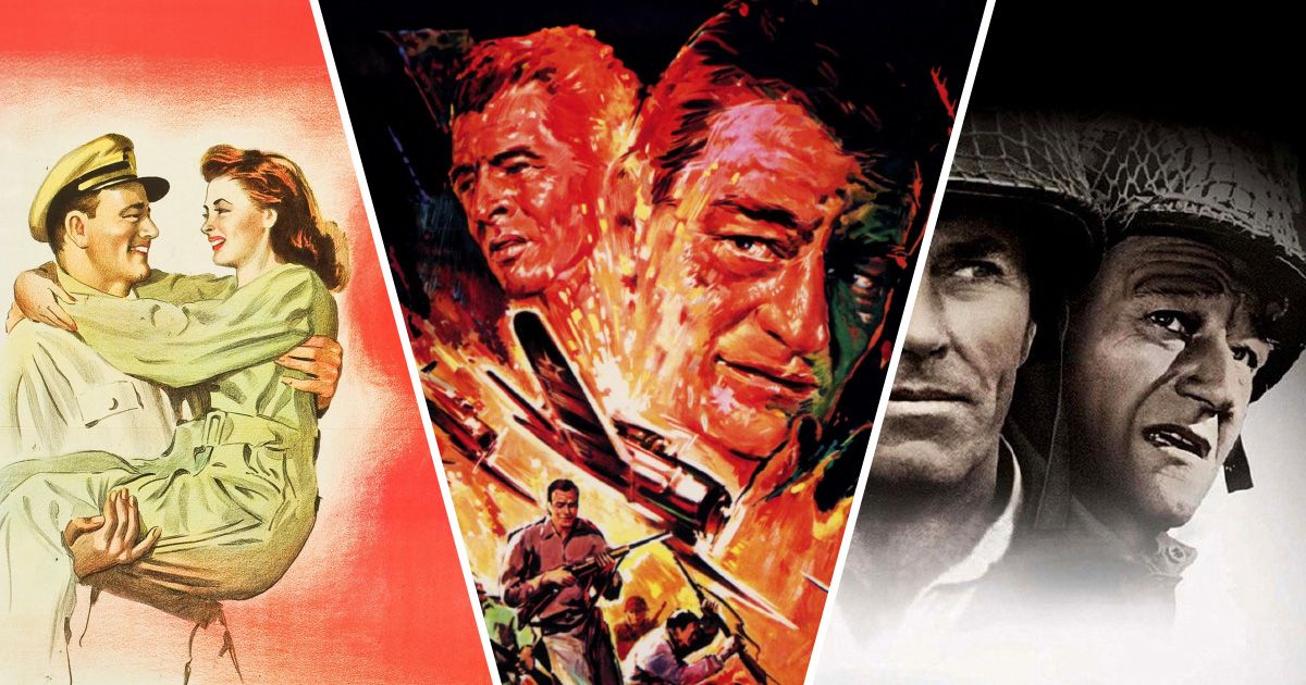 John Wayne's Best War Movies, Ranked - RP