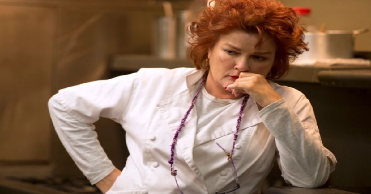 Kate Mulgrew as Red on Orange is the New Black