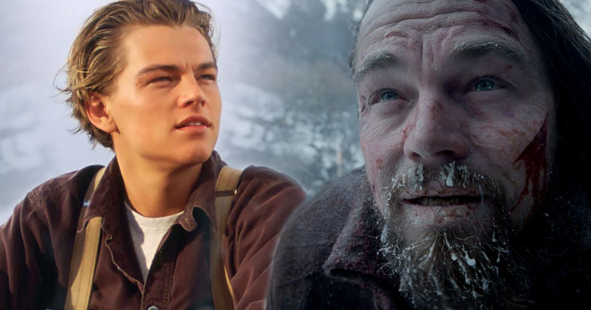 Split image of Leonardo DiCaprio's best movies