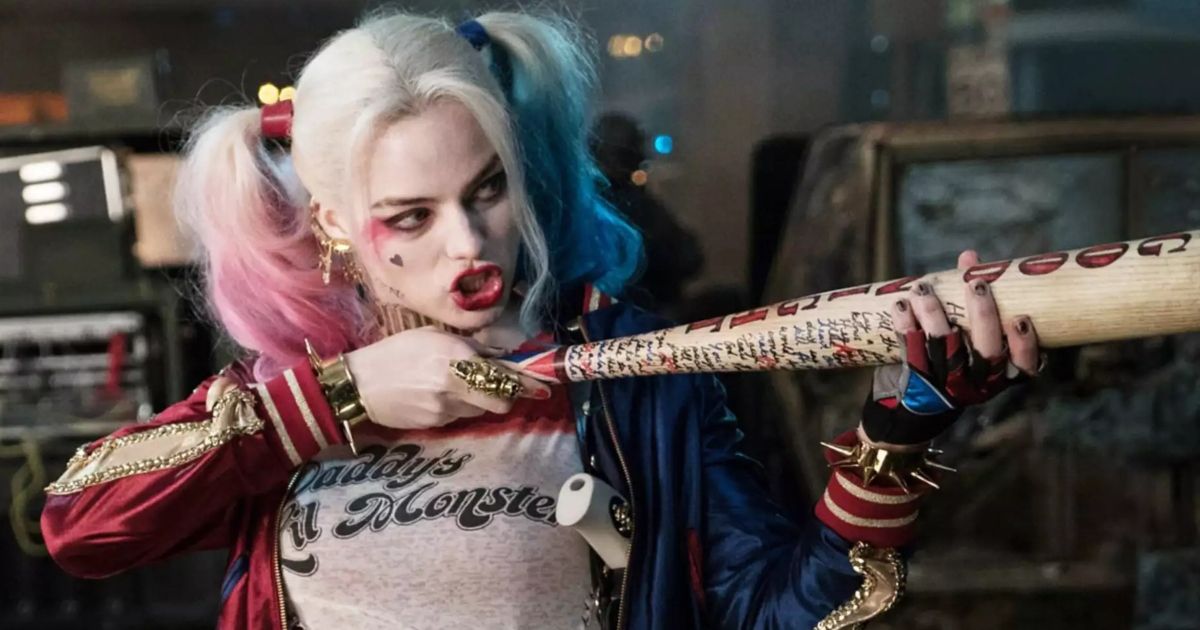 Margot Robbie como Harley Quinn em Esquadrão Suicida