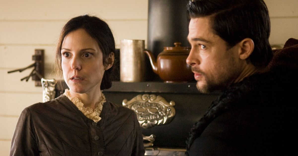 Pitt and Parker in in The Assassination of Jesse James.