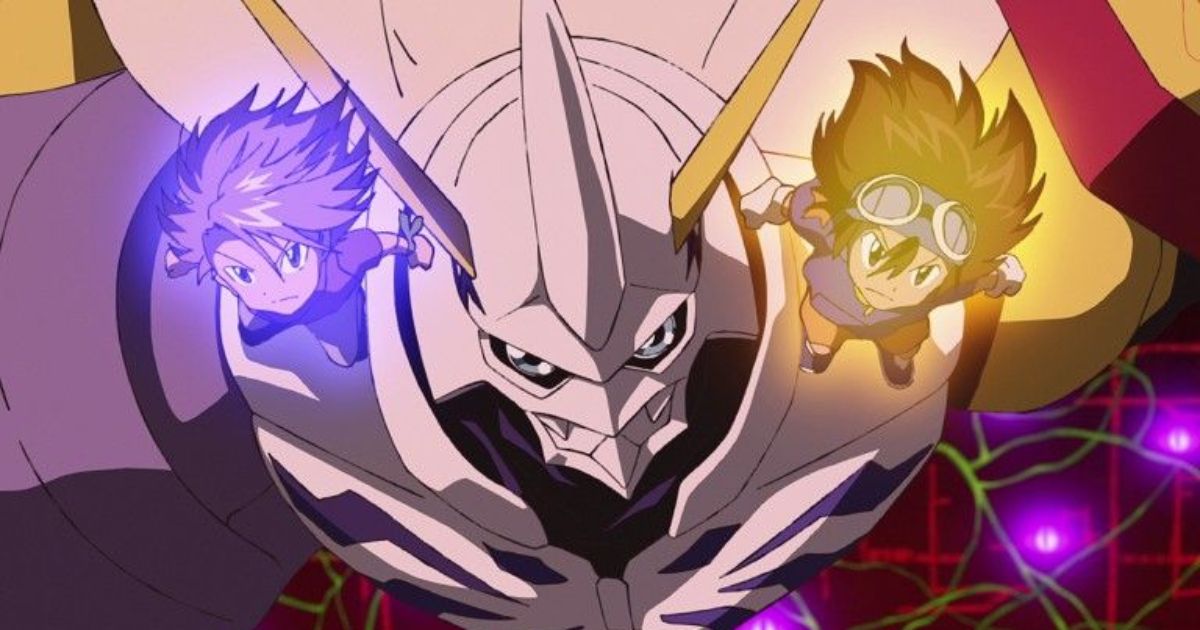 Matt, Tai and Omnimon in Digimon Adventure 2020