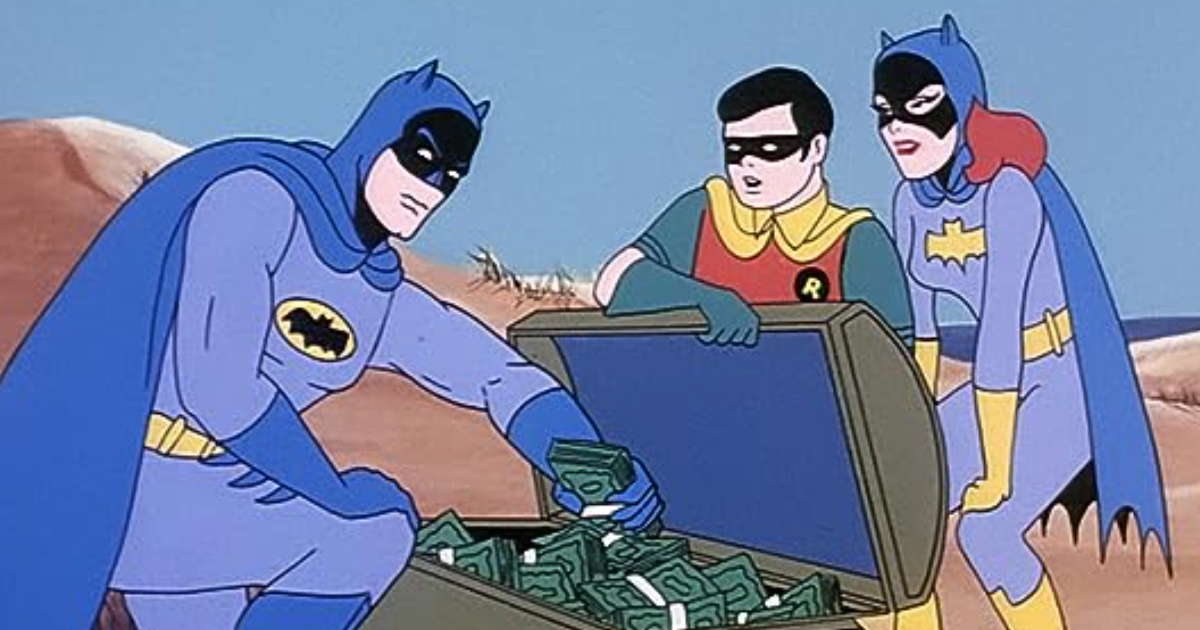 Olan Soule, Casey Kasem, and Jane Webb in The Adventures of Batman