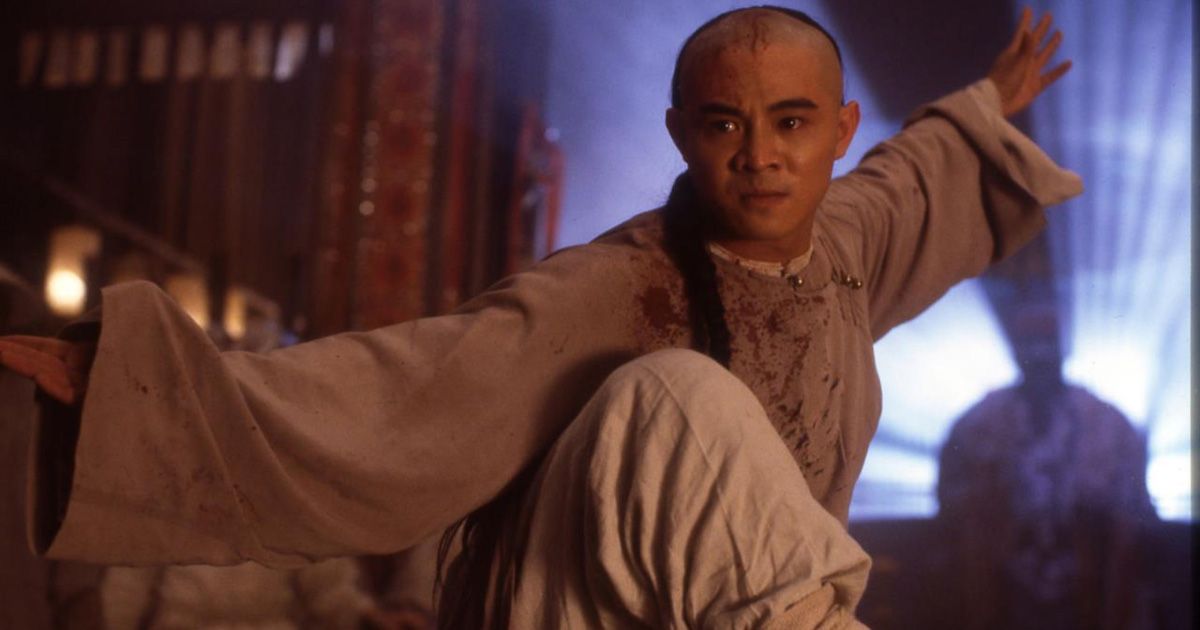 Jet Li strikes pose in Once Upon a Time in China