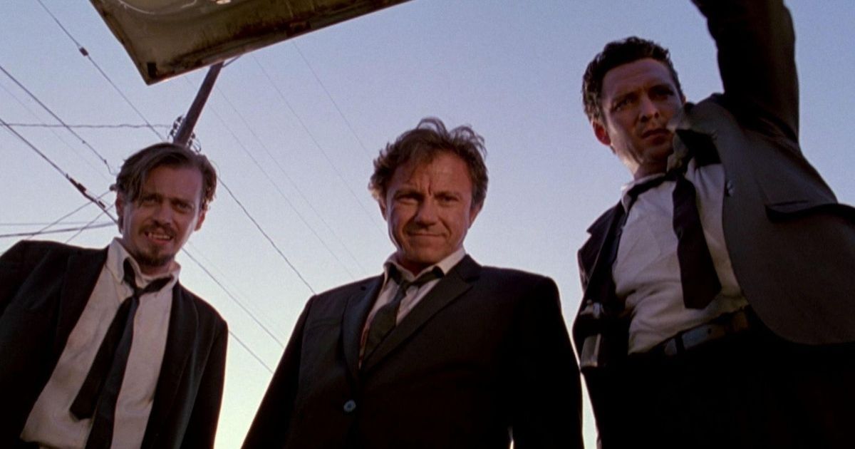A scene from Quentin Tarantino's heist movie, Reservoir Dogs