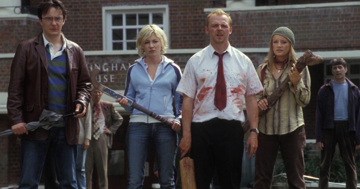 Shaun e os sobreviventes em Shaun of the Dead