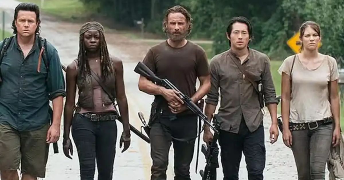 A scene from AMC's The Walking Dead