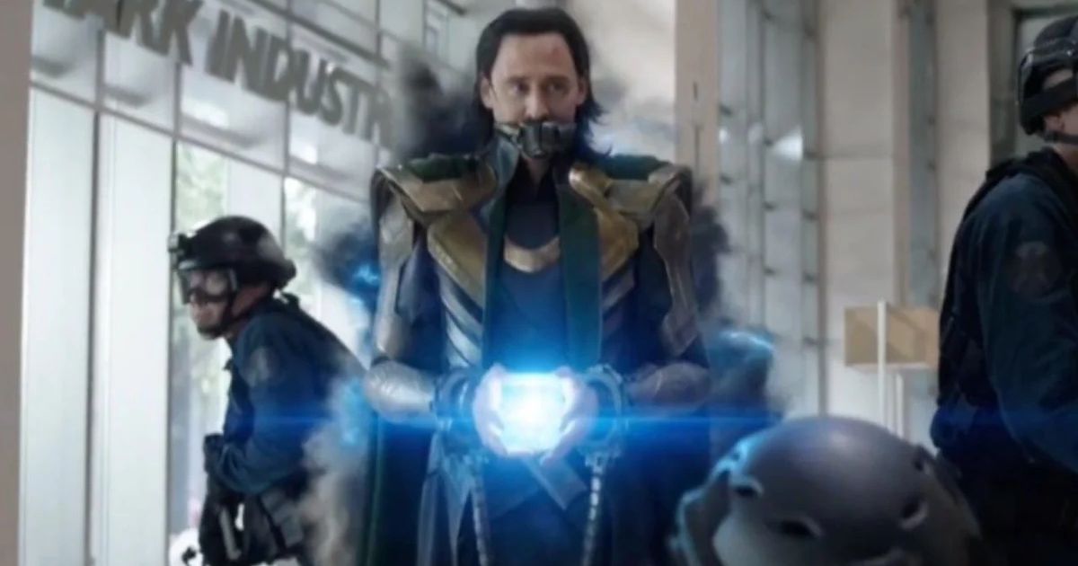 Tom Hiddleston as Loki in Avengers Endgame Tesseract
