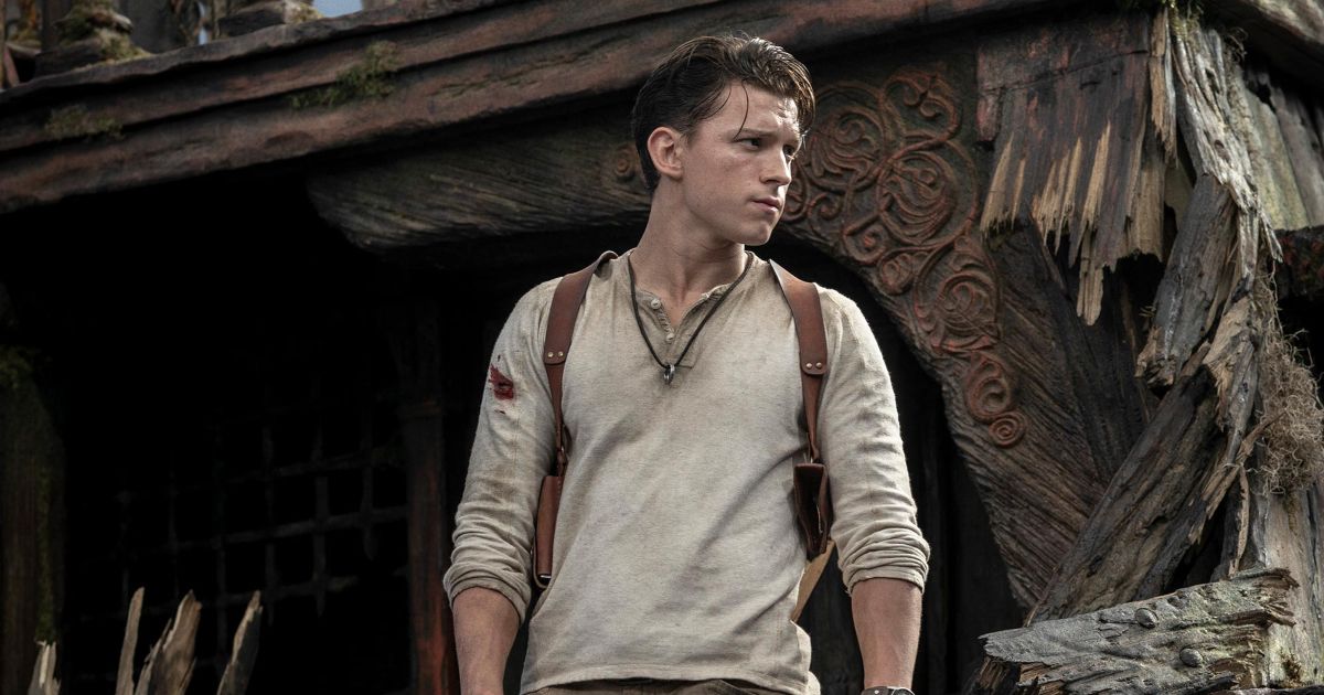 Tom Holland as Nathan Drake in Uncharted