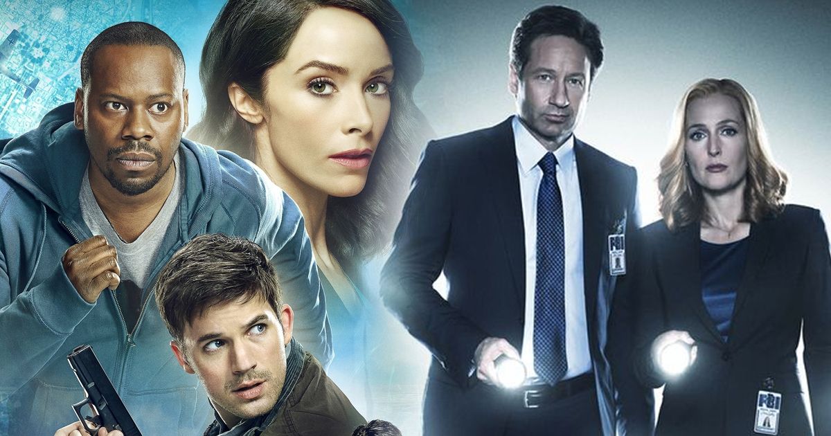 Split image of X-Files and Timeless