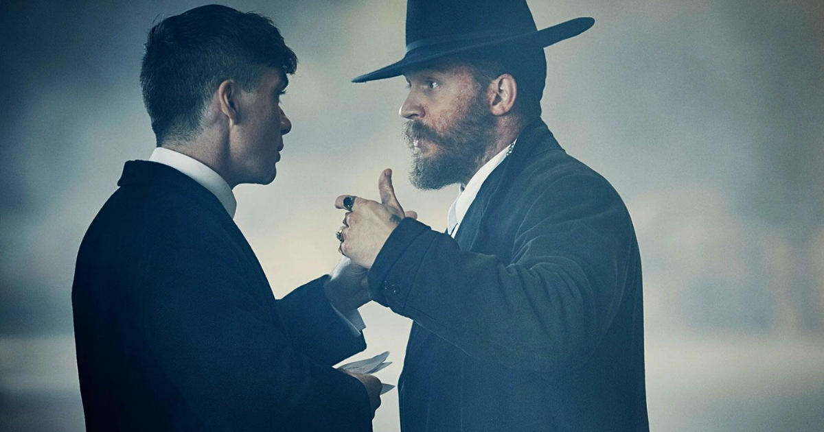 Tom Hardy and Cillian Murphy in Peaky Blinders