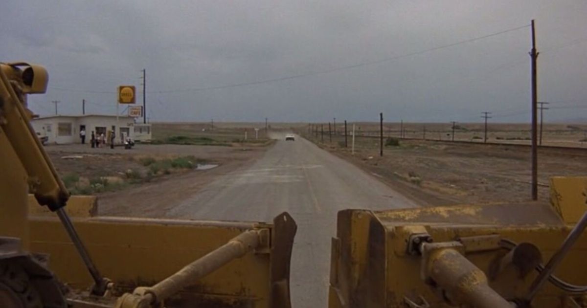 The ending of Vanishing Point (1971)