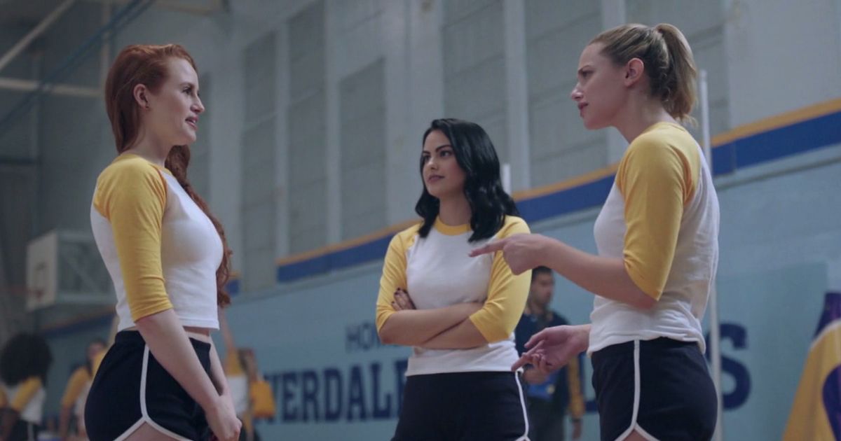 Veronica Lodge at Cheer Practice