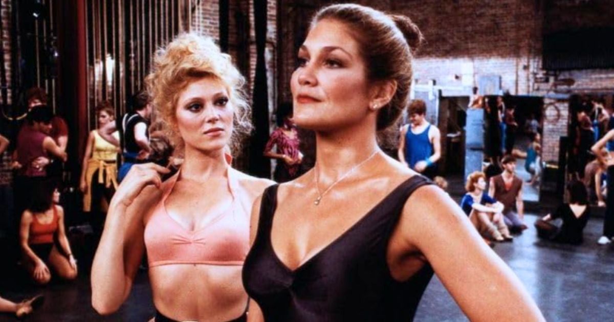 Vicki Frederick and Audrey Landers in A Chorus Line (1985)