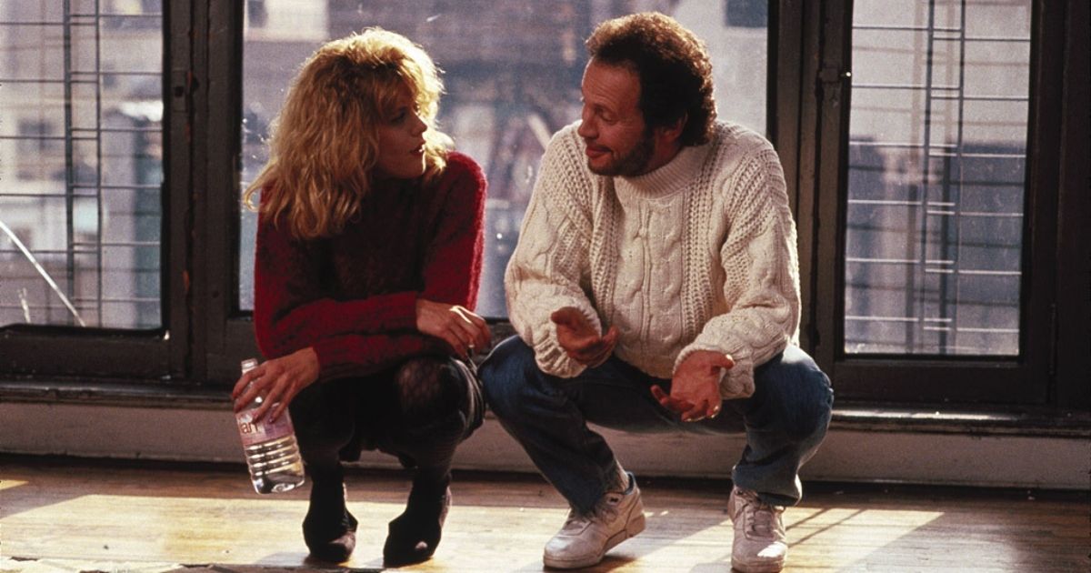 Meg Ryan and Billy Crystal as Sally and Harry in When Harry Met Sally