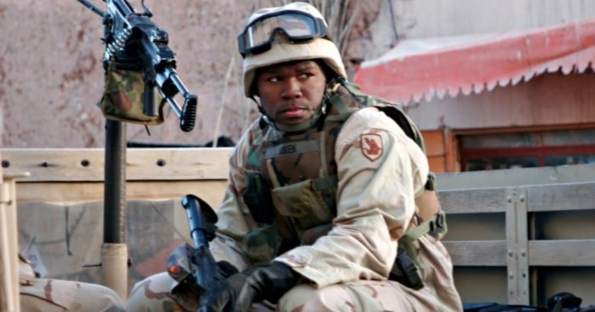 50 Cent as Spc. Jamal Aiken in MGM Distribution Co.'s Home of the Brave.