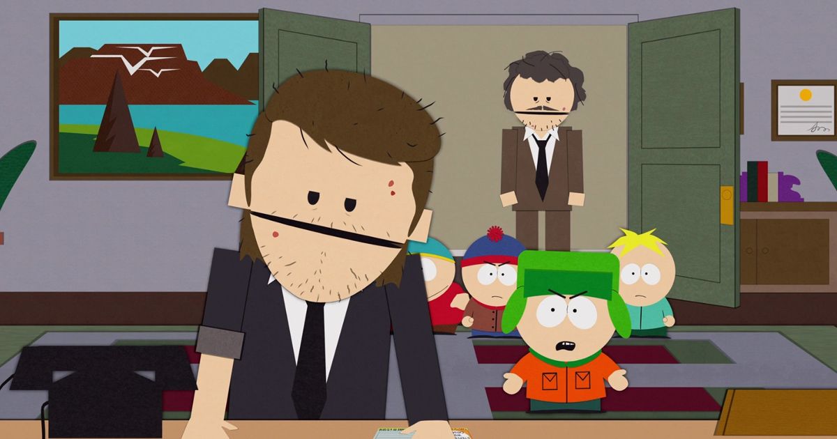 A scene from South Park's Canada on Strike episode